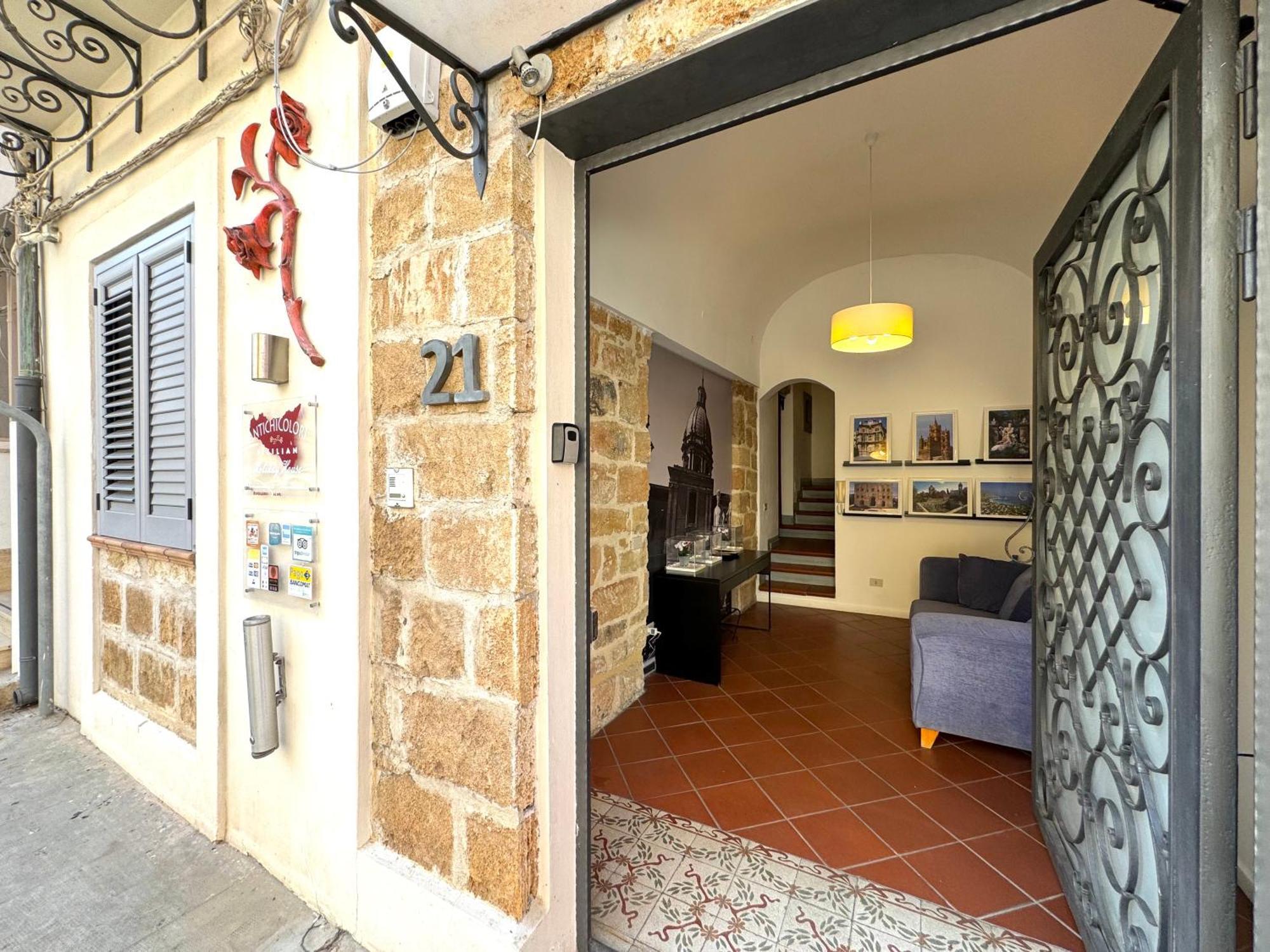 B&B Antichi Colori Cinisi Exterior foto